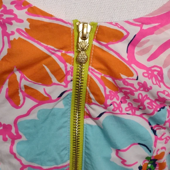NWT Lilly Pulitzer Multi-Color Floral Sleeveless Dress - Picture 4 of 10
